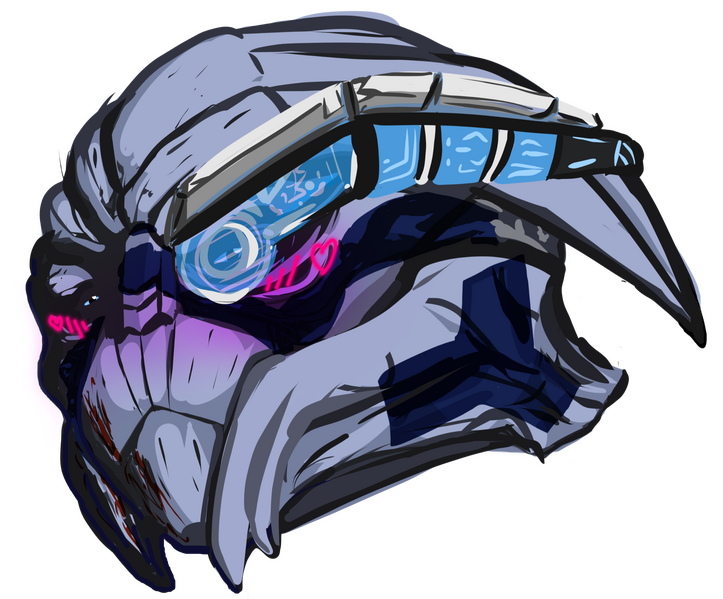 Garrus Vakarian Fanart drawn in 2024 - Mass Effect